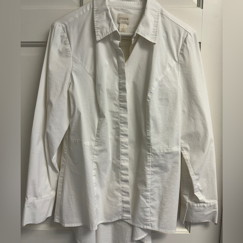 Chicos White Button Down - image 1